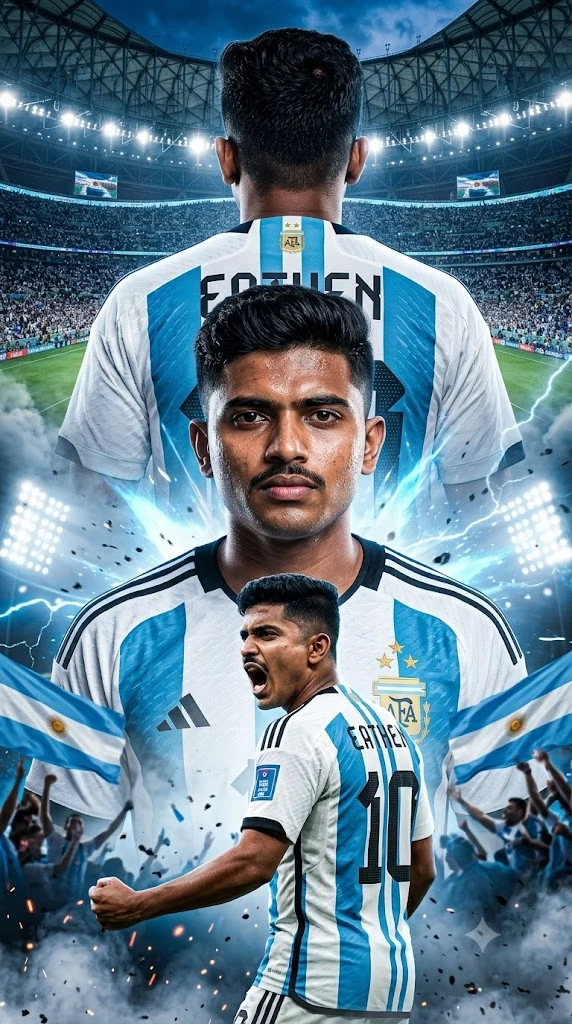 Argentina Jersey Dress Ai Prompt