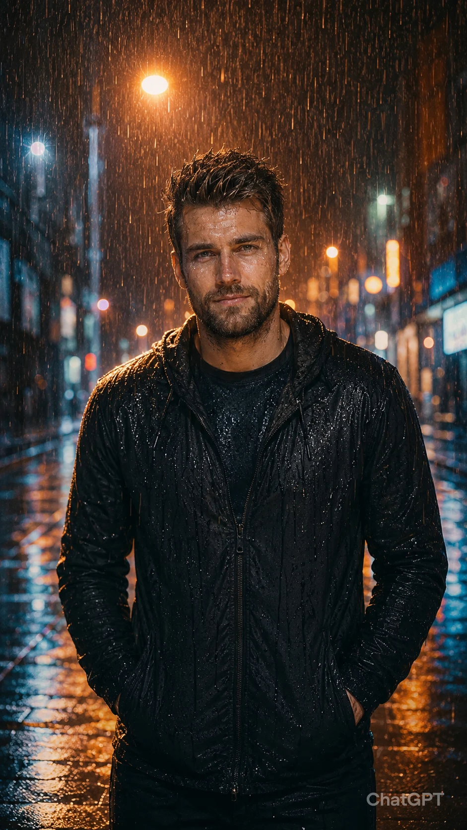 Rainy Day Cinematic 4K Photography Editing Prompt